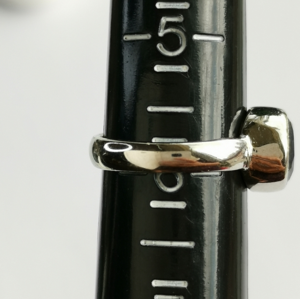 Labradorite Sterling Silver stacking ring size 6 🆕 - Picture 8 of 9